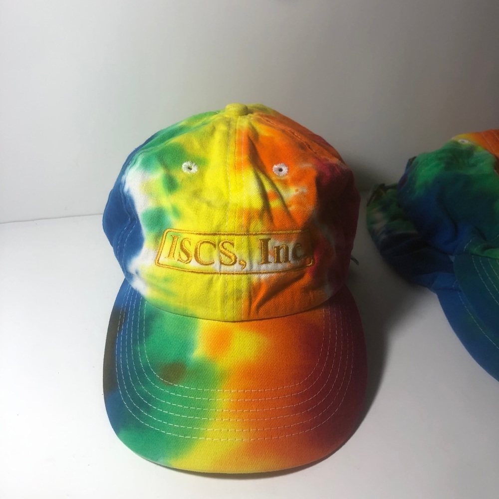 Iscs inc. Tye Die hats one size like new